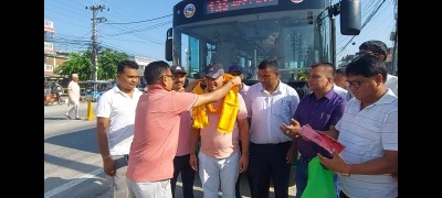  इटहरीमा बिजुलीबाट चल्ने ४ वटा बस संचालनमा 